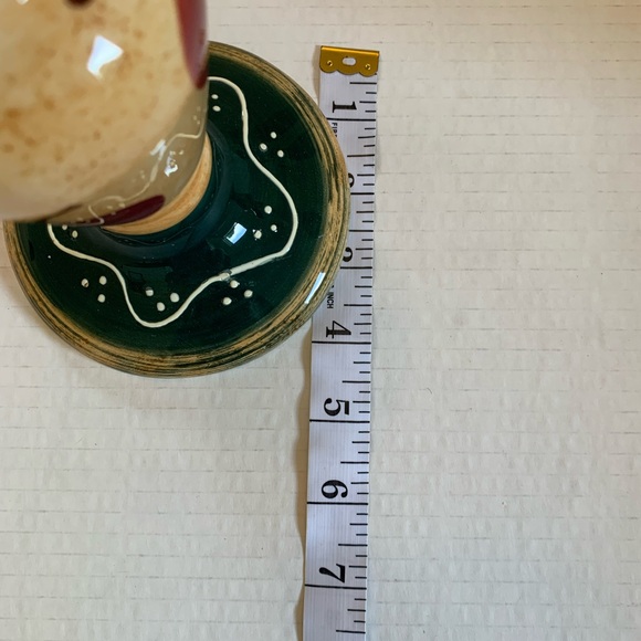 Ceramic Apple Candle Stick Holders Set of 2 Country Cottage Kitchen - Picture 8 of 8